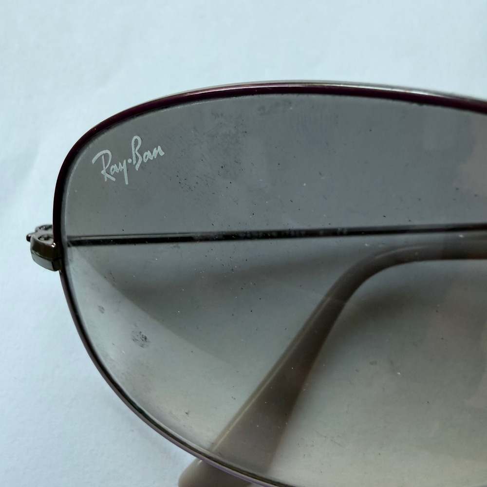 Ray-Ban Cockpit RB 3362 Sunglasses Women 59mm Gunmetal Purple Gradient  Aviator - Picture 2 of 11